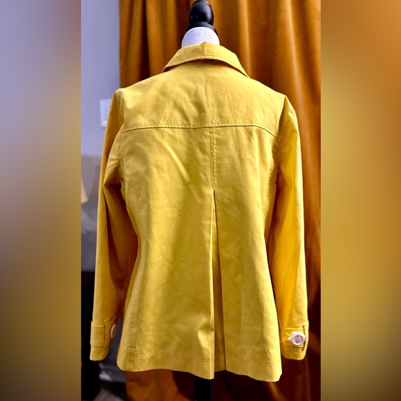 NWOT Boden Yellow Rain Jacket. So pretty! Size 14 but it fits more like 10. - Picture 3 of 8